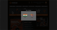 Desktop Screenshot of groz-tools.com